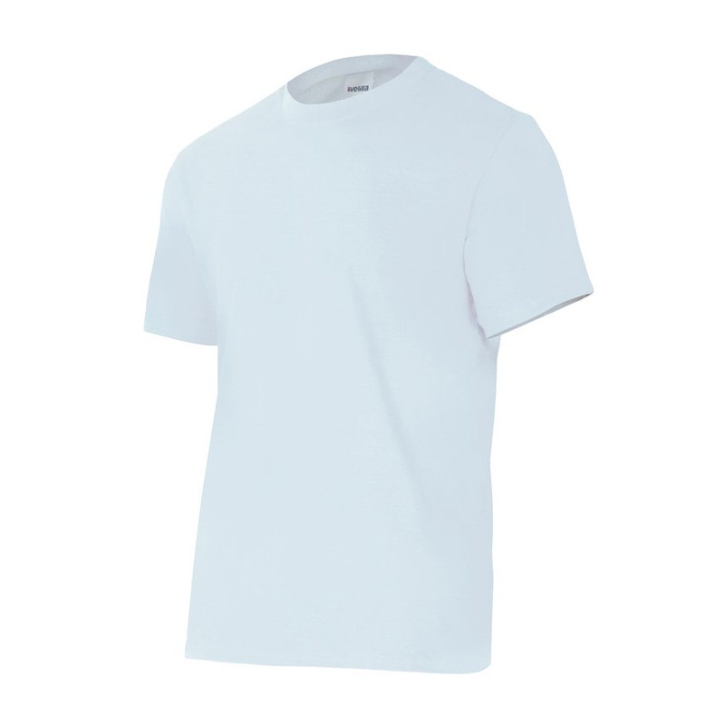 CAMISETA  ALGODON  M/CORT  BLANCA