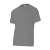 CAMISETA  ALGODON  M/CORTA  GRIS