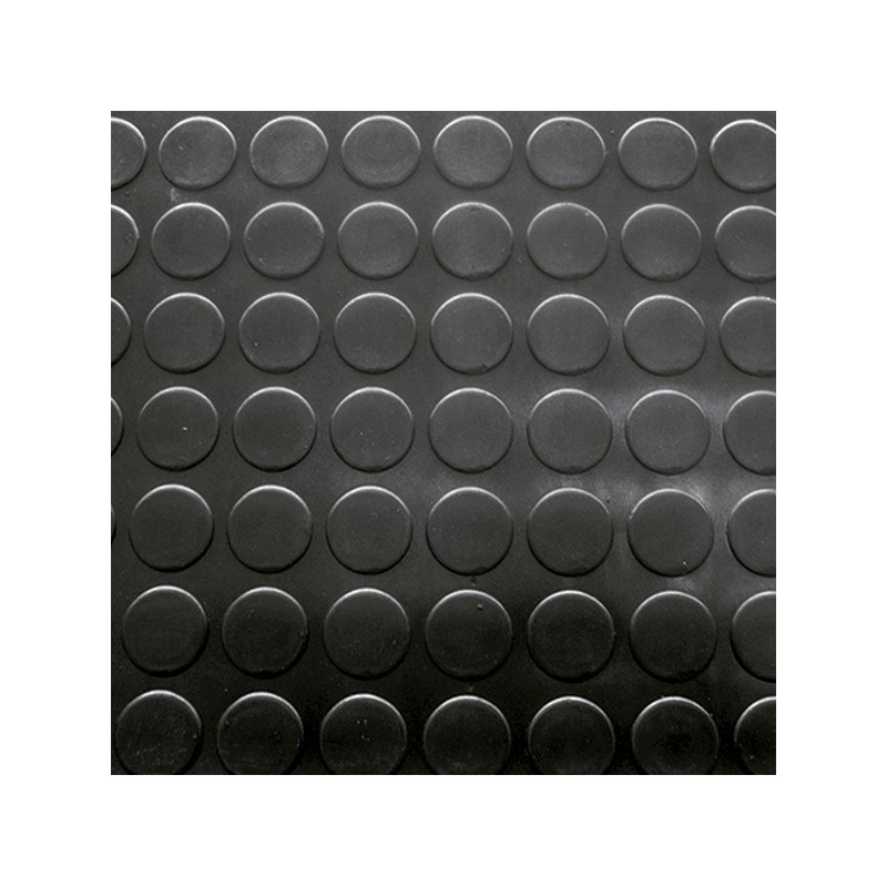 PAVIMENTO  CIRCULOS  CAUCHO  NEGRO