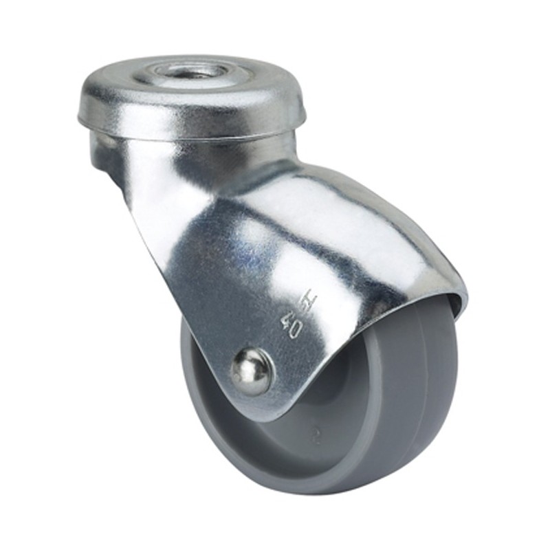RUEDA  PLASTICO  GRIS  (B)