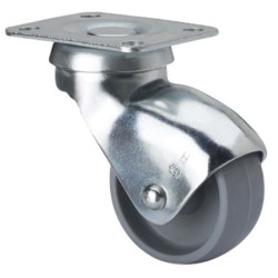 RUEDA  PLASTICO  GRIS  (A)