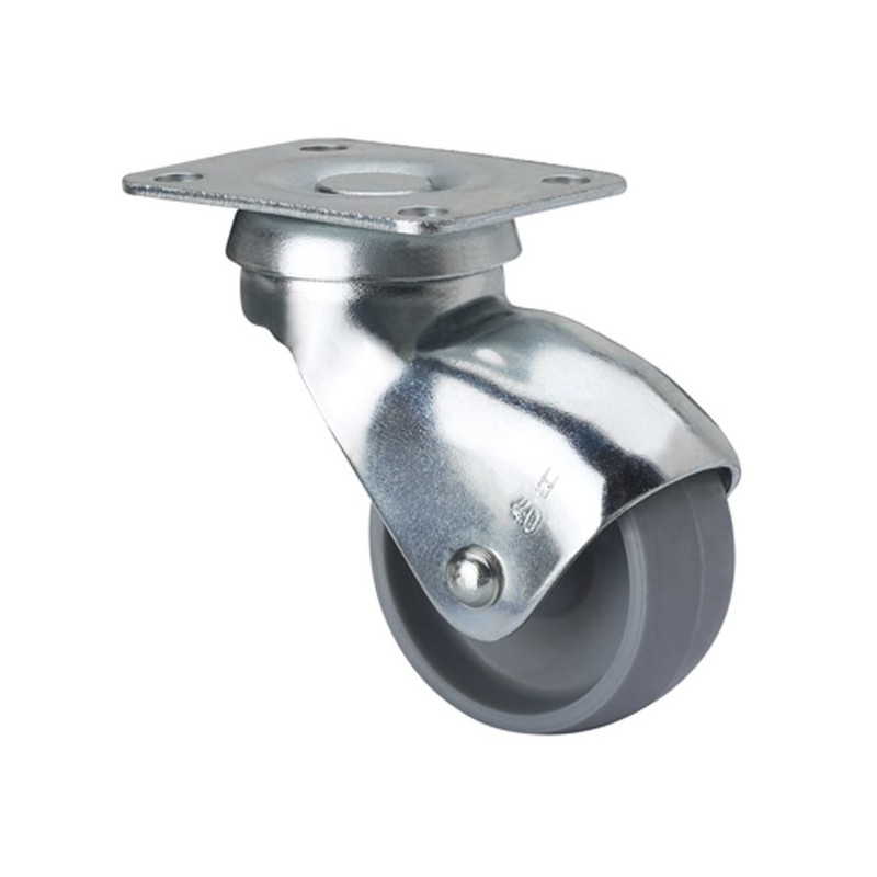 RUEDA  PLASTICO  GRIS  (A)