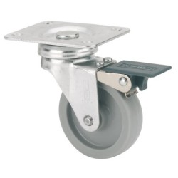 RUEDA  PLASTICO  GRIS  (B)