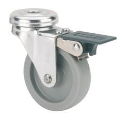 RUEDA  PLASTICO  GRIS  (E)