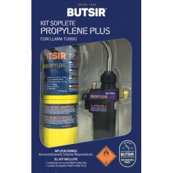 KIT  SOPLETE  SOLDADOR  PROFESIONAL  PROPYLENE  PLUS  +  cartucho  b