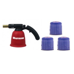 KIT  SOPLETE  TECHNIC  +  3  CARTUCHOS  B190