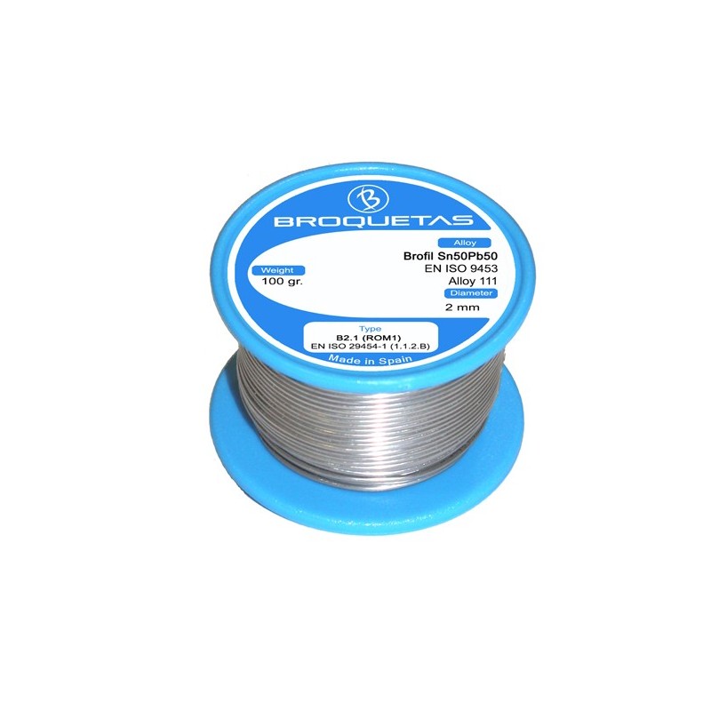 ESTAÑO  ELECT  50%  SN-50PB  2MM