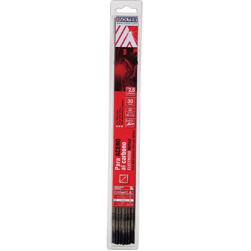 BLISTER  ELECTRODOS  RUTILO  SOLTER
