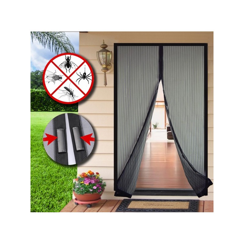 MOSQUITERA  CON  VELCRO/IMÁN