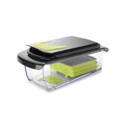 CORTADOR  DE  VERDURAS  PLÁSTICO  +  INOX