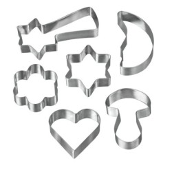 CORTAPASTAS  ACERO  INOX  JGO  6