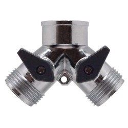 DERIVACIÓN  Y  DOS  SALIDAS  IND.  3/4?  CON  LLAVE  ZINCADA
