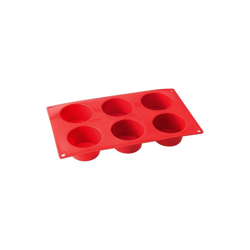 MOLDE  DE  SILICONA  PARA  6  MAGDALENAS  DR  OETKER