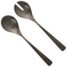 SET  2  CUBIERTOS  SERVIR  NEGROS