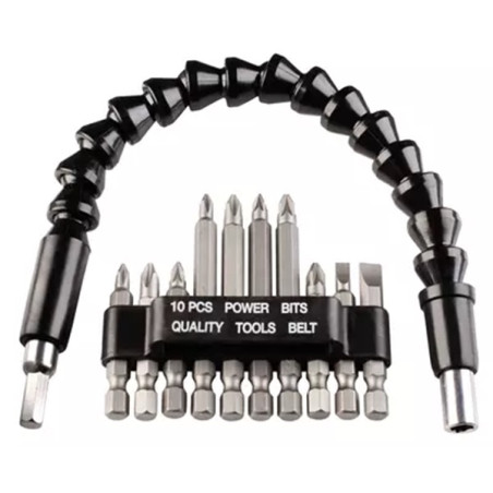 SET 11 PUNTA + ADAPTADOR FLEXIBL