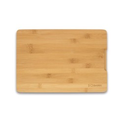 TABLA  DE  CORTE  BAMBÚ  3  CLAVELES