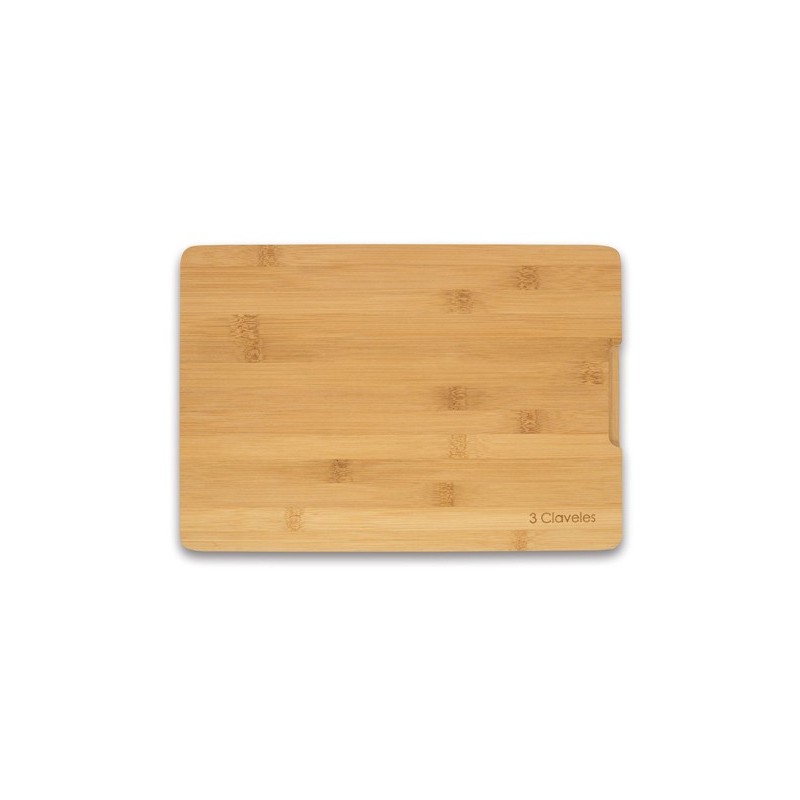 TABLA  DE  CORTE  BAMBÚ  3  CLAVELES