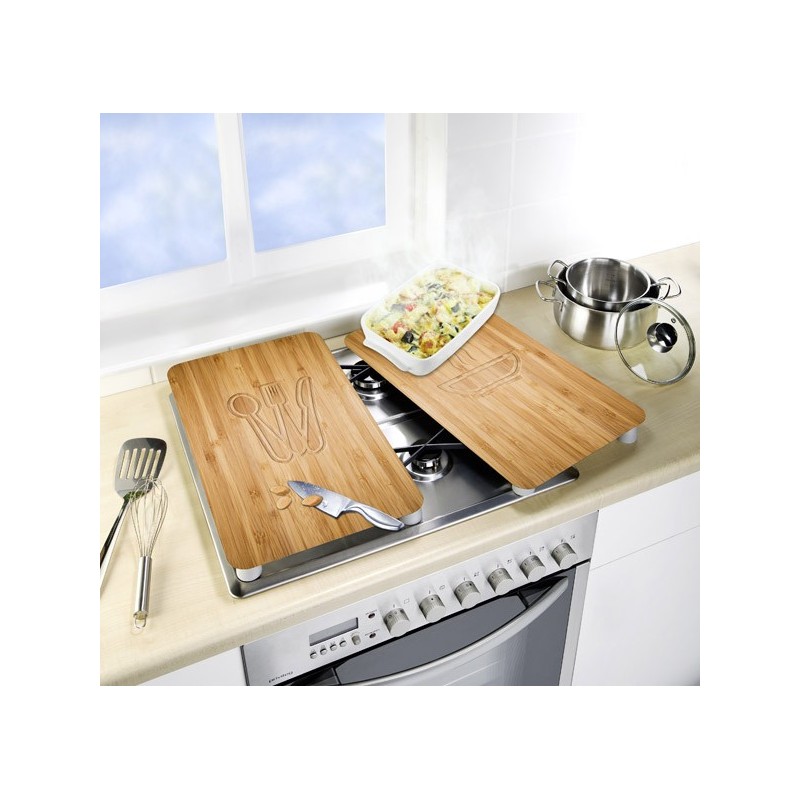 TABLAS  DE  VIDRIO  PARA  COCINAS  2  PIEZAS  WENKO