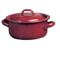 CACEROLA  ESMALTE  MARRON