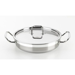 CACEROLA  BAJA  INOX  PROFESIONAL