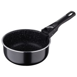 JUEGO  3  CAZOS  ALUMINIO  CON  MANGO  ÚNICO