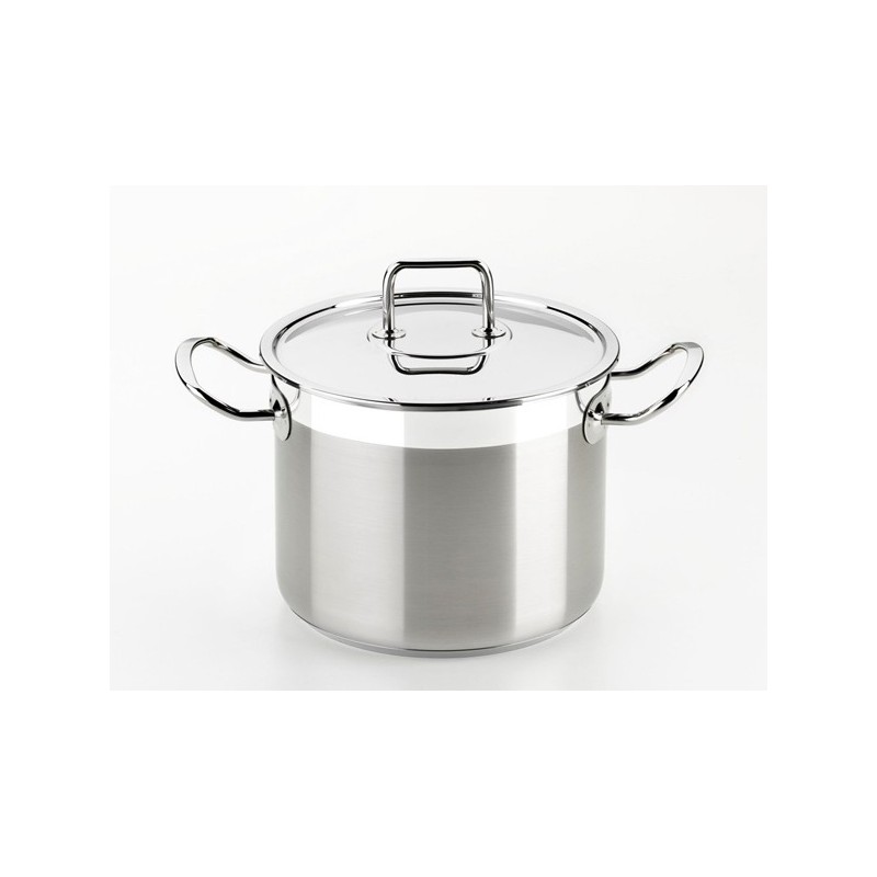 OLLA  INOX  CON  TAPA  PROFESIONAL