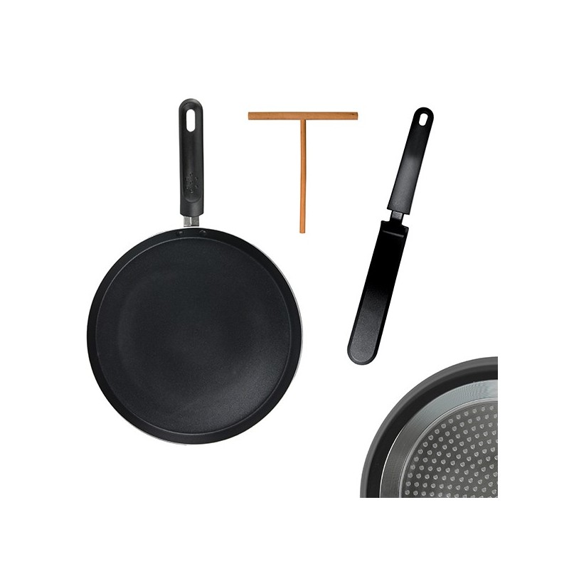 SARTÉN  CRÊPES  C/UTENSILIOS