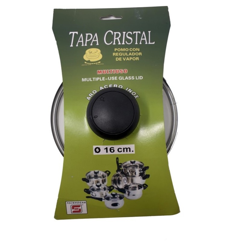 TAPA  CRISTAL  C/REGULADOR  VAPOR