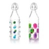 BOTELLA  VIDRIO  DECORADA