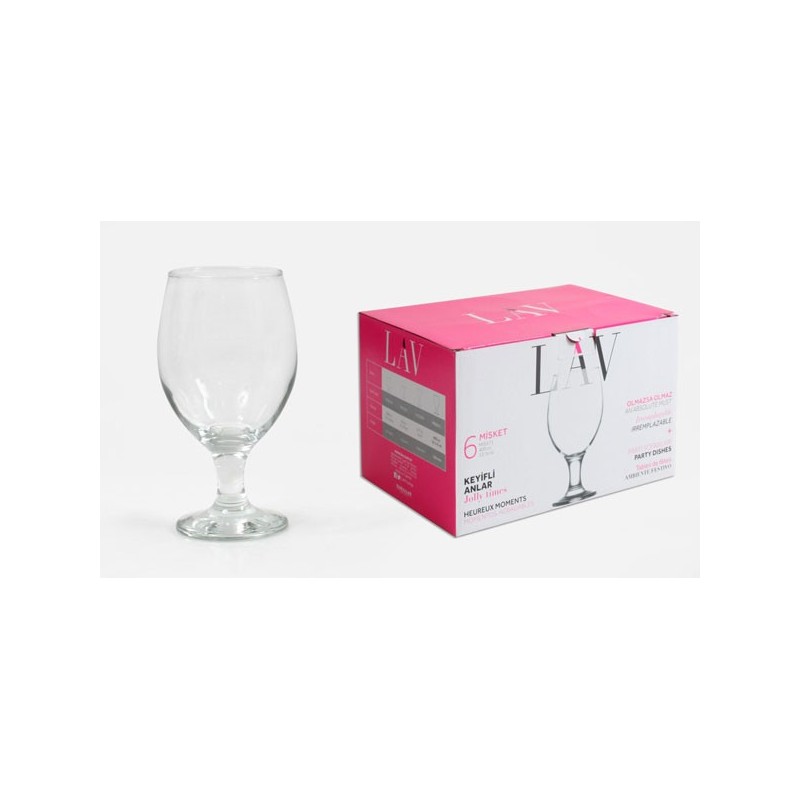 COPA  CERVEZA  PACK  6  MISKET