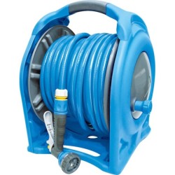 KIT  SOPORTE  PORTAMANGUERAS  15M  ENRROLLABLE