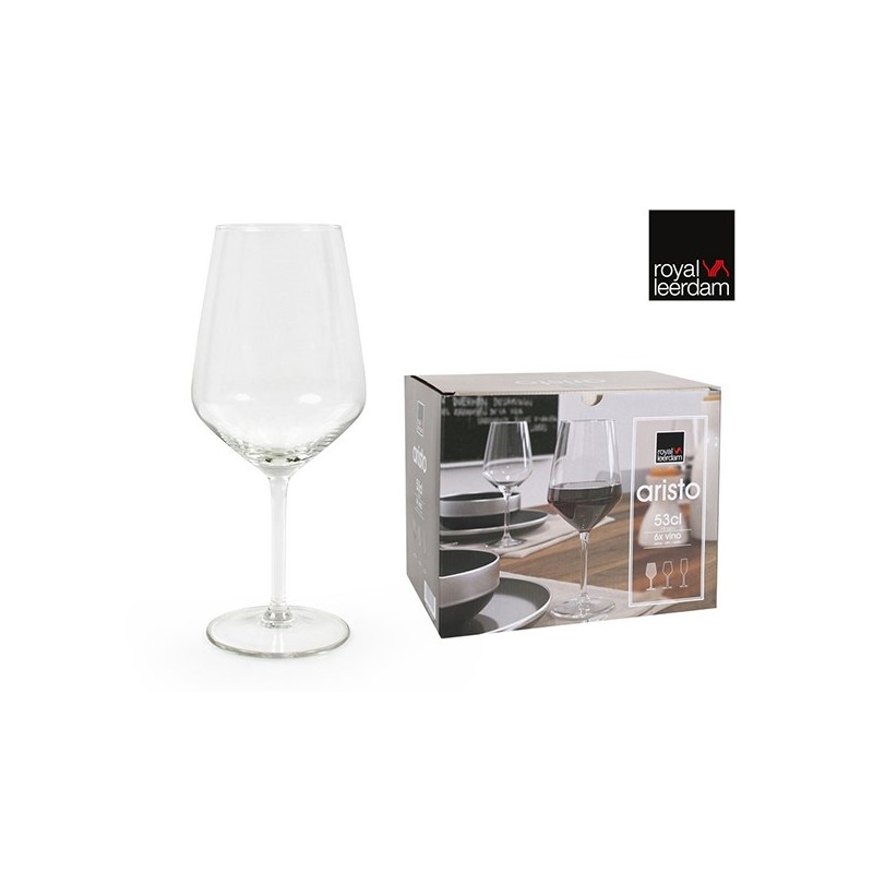 SET  6  COPAS  VINO  ARISTO
