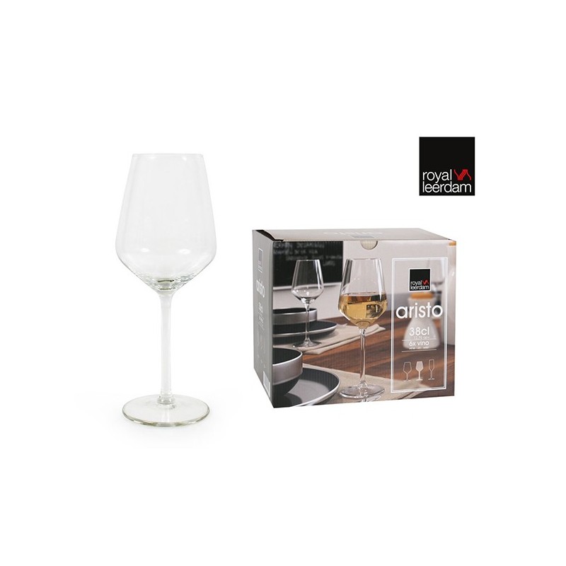 SET  6  COPAS  VINO  ARISTO