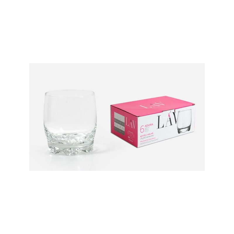 VASO  ADORA  PACK  6