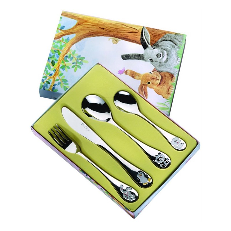 SET  INFANTIL  Y  CUBIERTOS  ARCA  DE  NOE