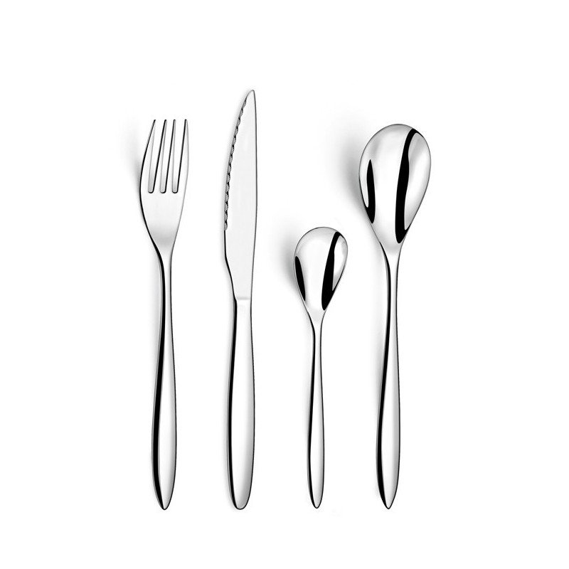 JUEGO  24  CUBIERTOS  INOX  ACTUAL  AMEFA
