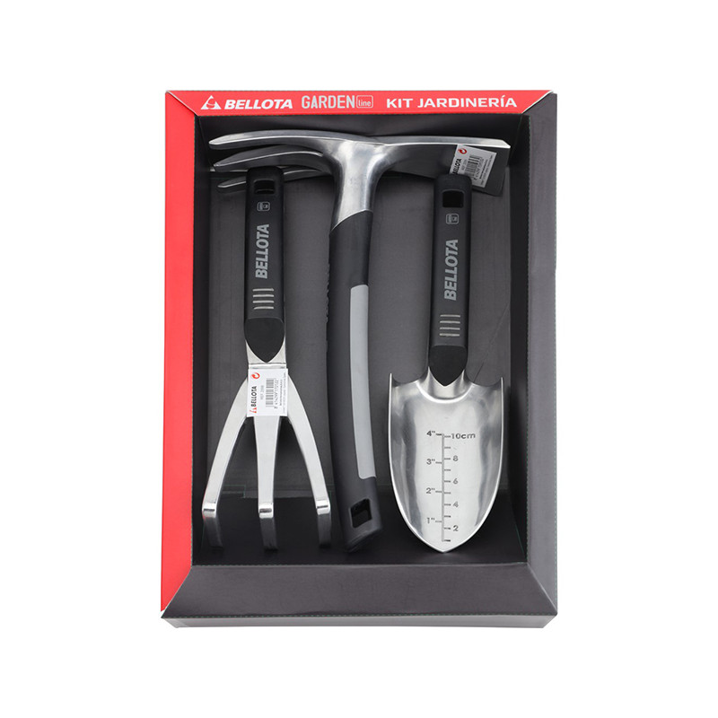 KIT HERRAMIENTA JARDIN 3 PZ ALUM
