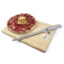 SET  CUCHILLO  JAMONERO  +  CHAIRA  SAPHIR