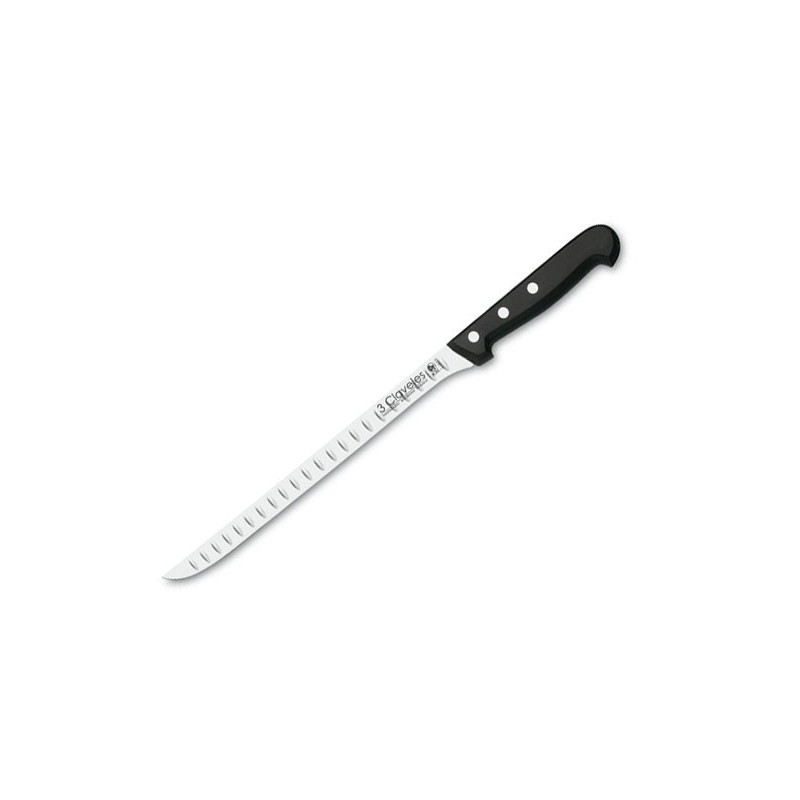 CUCHILLO  JAMONERO  ALVEOLADO  3  CLAVELES