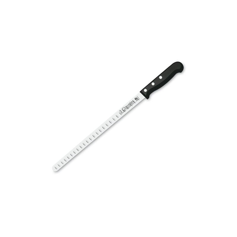 CUCHILLO  JAMONERO  ALVEOLADO  3  CLAVELES