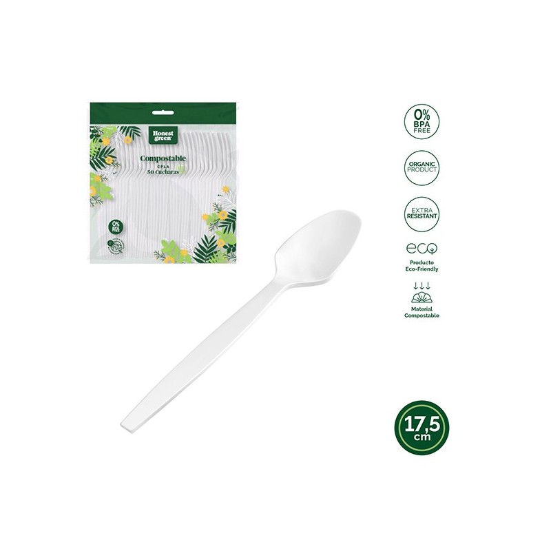 CUCHARA  DESECHABLE  PLA  B/50