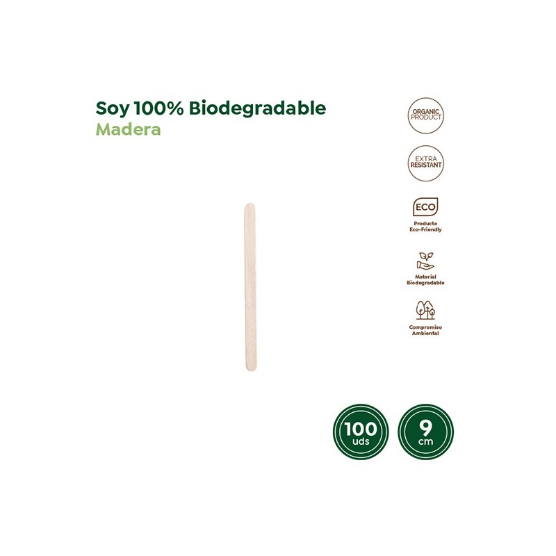 PALETINA  MADERA  DESECHAB  100U.