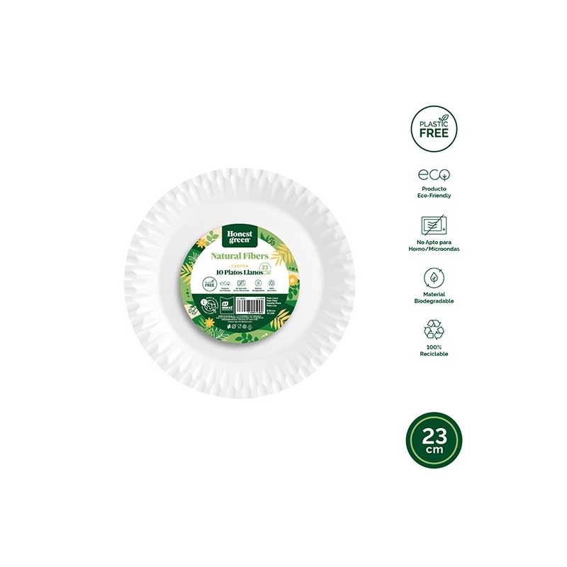 PLATO  DESECHAB  LLANO  CARTON  BCO  B/10