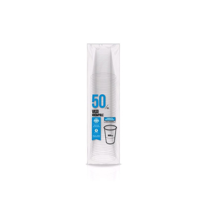 VASO  DESECHABLE  PP  IRROMP  TR  B/50