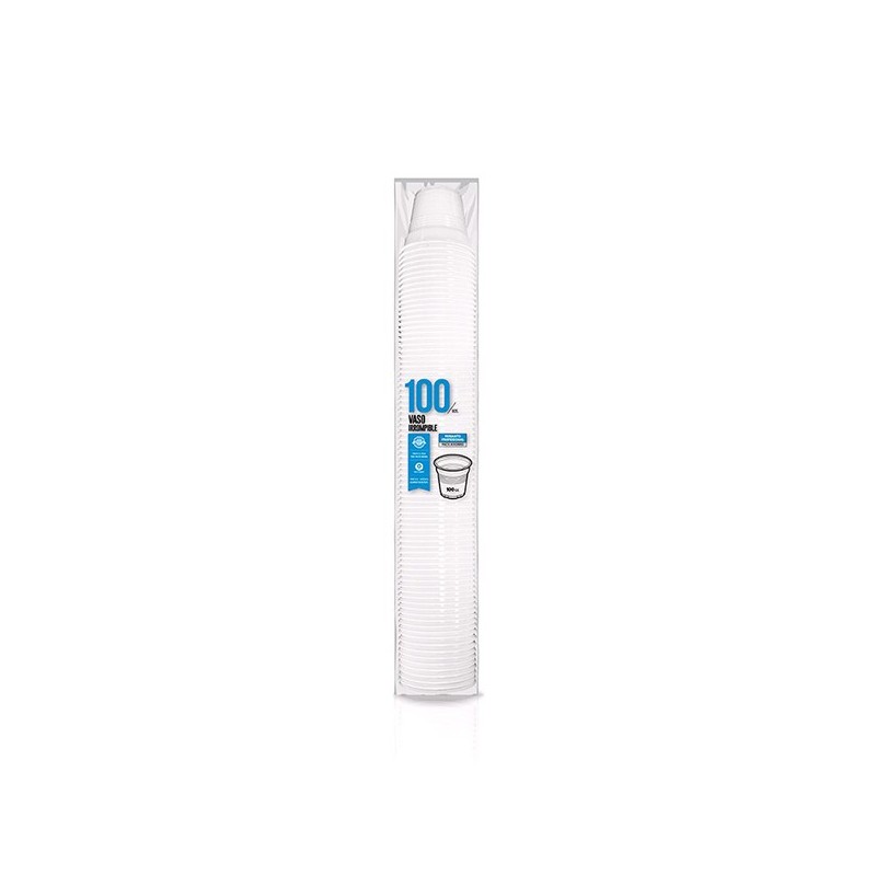 VASO  DESECHABLE  PP  IRROMP  BCO  B/100