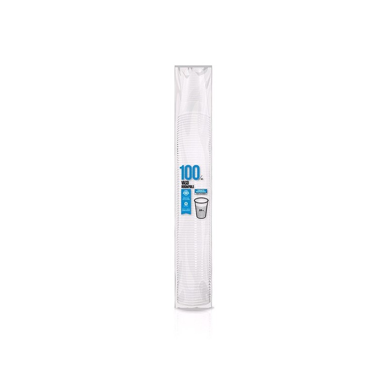 VASO  DESECHABLE  PP  IRROMP  BCO  B/100