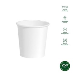 VASO  DESECHABLE  CARTON  BIO  BCO  B/50