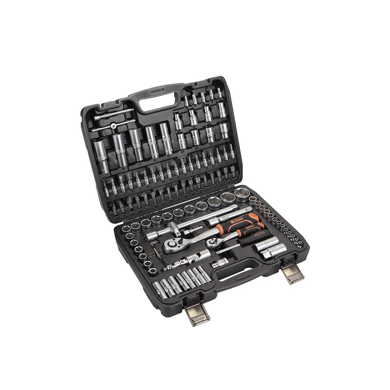 LLAVE VASO JGO 108 PZ+CARRACA