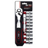 LLAVE VASO JGO 12 PZ +CARRACA
