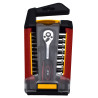LLAVE VASO JGO 33 PZ +CARRACA